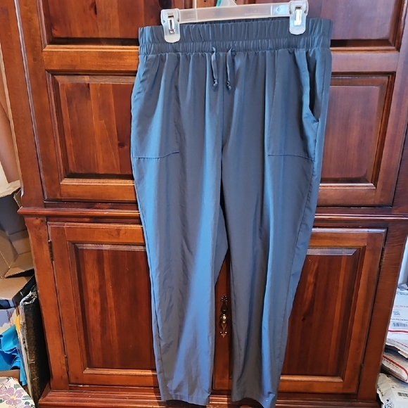 Joggers, Green/Gray Color, Lightweight, Front Pockets, Back Zip Pocket, Sz M/L - Picture 1 of 7